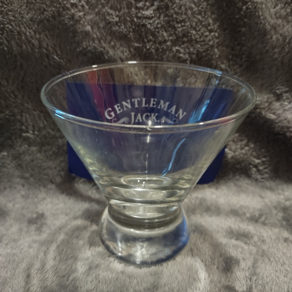 Gentleman Jack Etched Short Cosmo Martini Glass